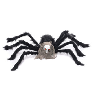 Araña Calavera Negra 75 cms.