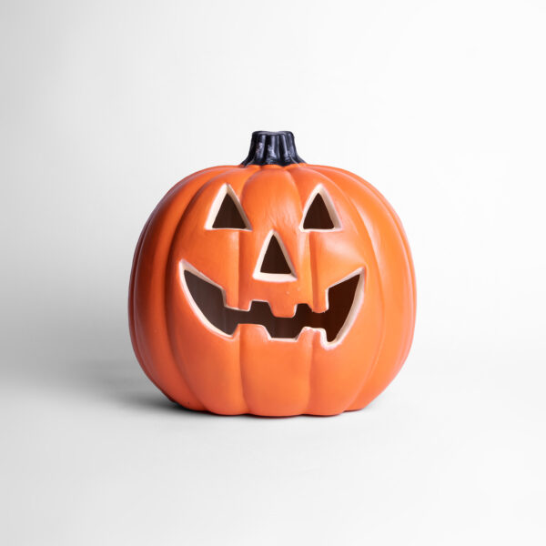 Calabaza con Luz Led Interior 32 x 30 cms. en Plástico