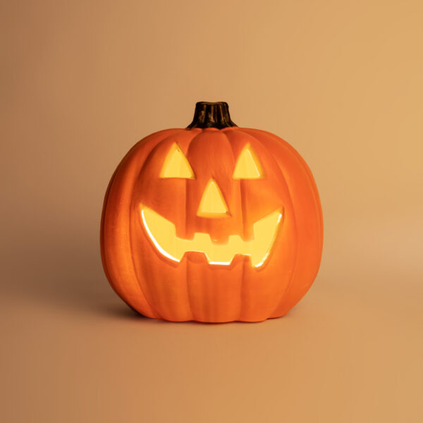 Calabaza con Luz Led Interior 32 x 30 cms. en Plástico - Imagen 3