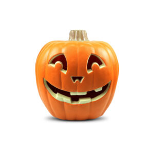 Calabaza con Luz Led Interior 48 x 50 cms. en Plástico