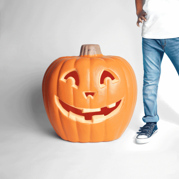 Calabaza con Luz Led Interior 48 x 50 cms. en Plástico - Imagen 4