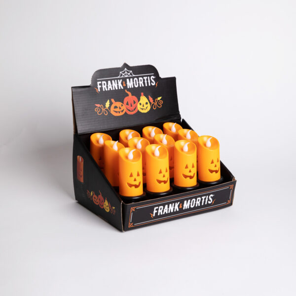 Vela Luz Led Calabaza 10.5 x 4.5 cm. - Imagen 5