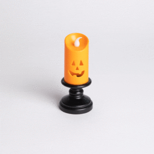 Vela Luz Led Calabaza 10.5 x 4.5 cm.