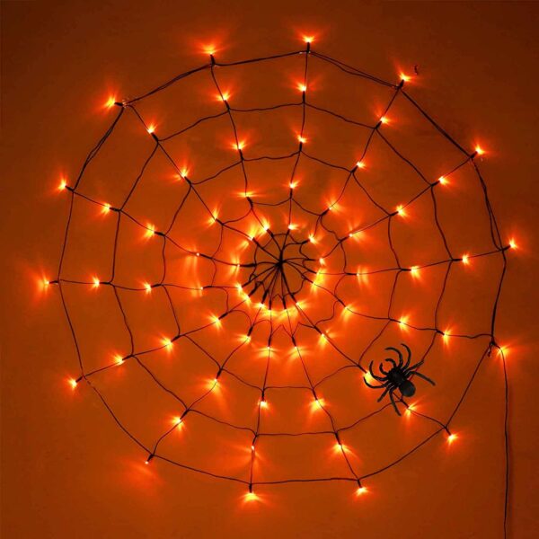Telaraña con Luces Led para Decoración 120 cms. - Imagen 6