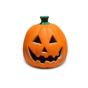Calabaza con Luz Led Interior 23 x 22 cms. en Plástico
