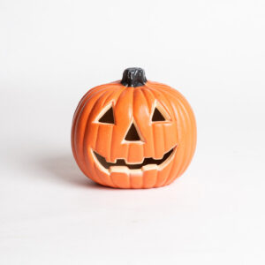 Calabaza con Luz Led Interior 22 x 20 cms. en Plástico