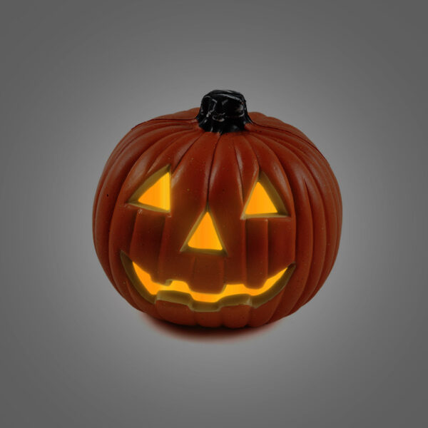Calabaza con Luz Led Interior 22 x 20 cms. en Plástico - Imagen 3