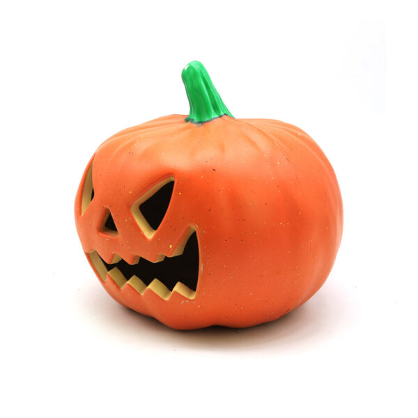 Calabaza con Luz Led Interior 23 x 22 cms. en Plástico - Imagen 2