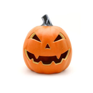 Calabaza con Luz Led Interior 20 x 22 cms. en Plástico