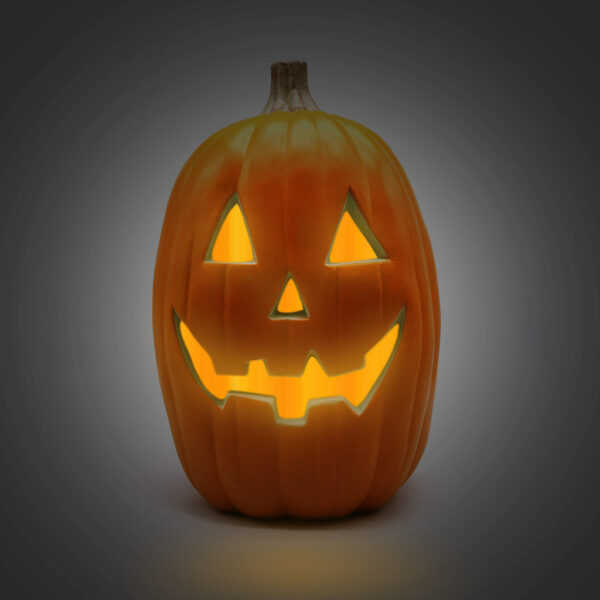 Calabaza con Luz Led Interior 38.5 x 25 cms. en Plástico - Imagen 4