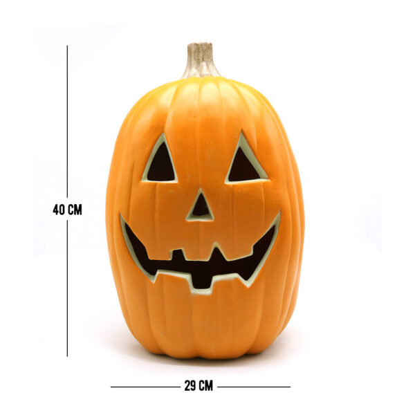 Calabaza con Luz Led Interior 38.5 x 25 cms. en Plástico - Imagen 3