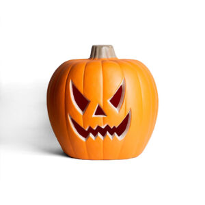 Calabaza con Luz Led Interior 48 x 50 cms. en Plástico