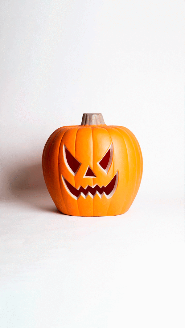 Calabaza con Luz Led Interior 48 x 50 cms. en Plástico - Imagen 4