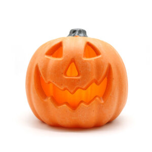 Calabaza con Luz Led Interior 22 x 20 cms. en Plástico