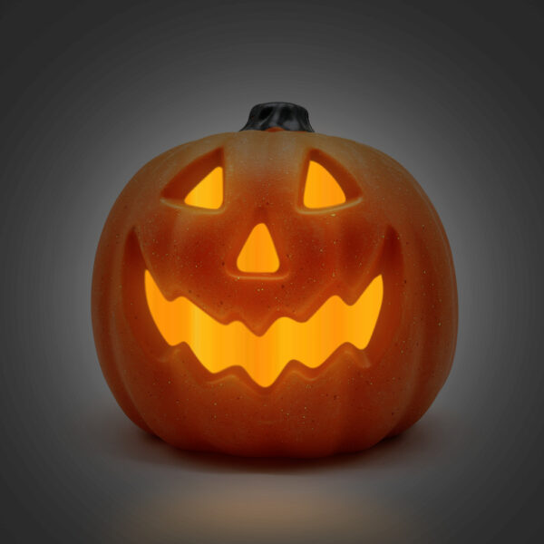 Calabaza con Luz Led Interior 22 x 20 cms. en Plástico - Imagen 6