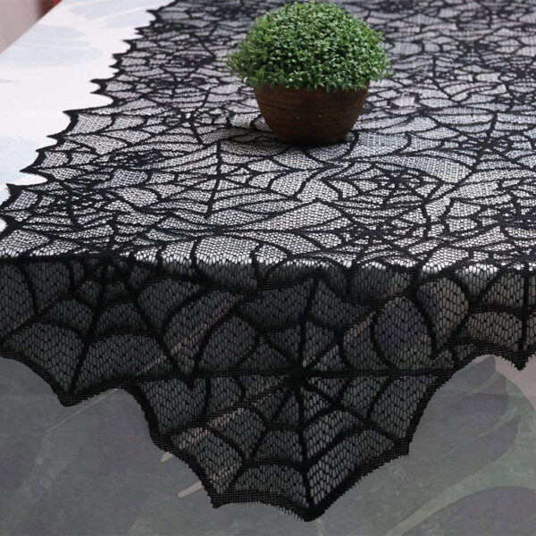 Set de 3 Manteles (Mantel Tela de Araña, Mantel de Chimenea y Mantel de Mesa) - Imagen 3